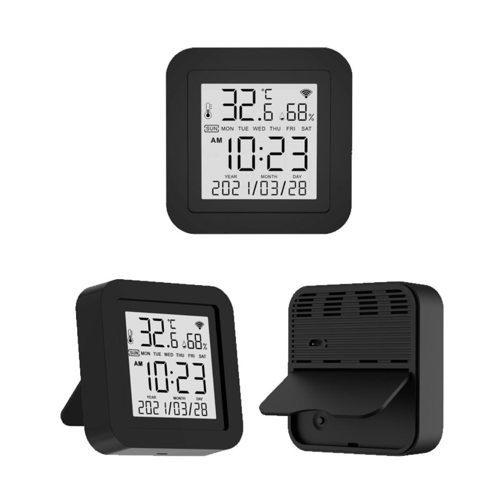 Temperature humidity sensor with display ir wifi genie automata