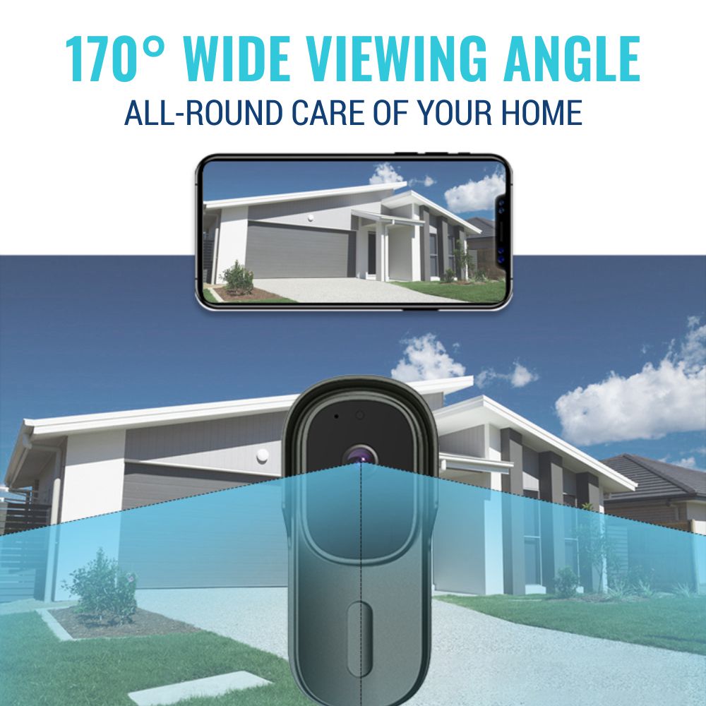 Smart Video Doorbell - Wired/Battery Powered - WiFi - Genie Automata